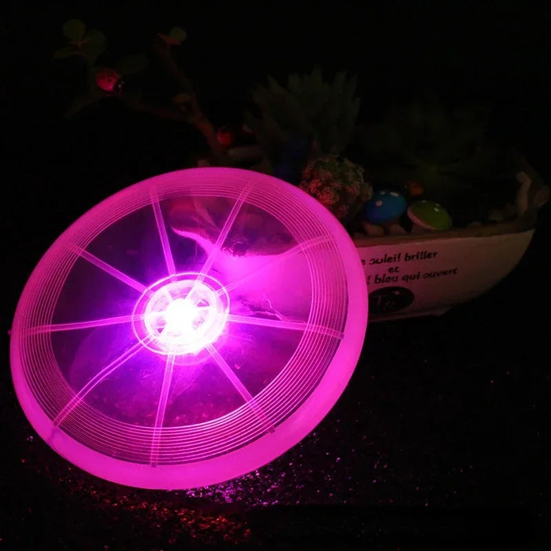 LED luminous flying disk dog training toys