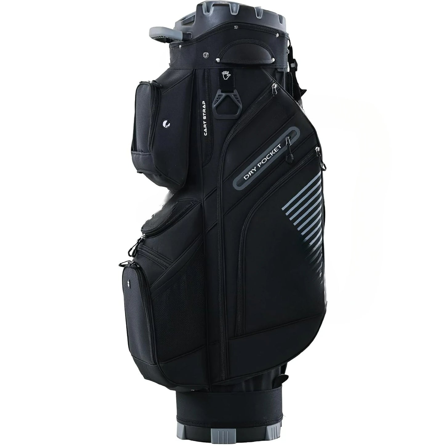 2024 T-Lock Golf Cart Bag with 14 Way Organizer Divider Top, Premium Cart Bag with Handles and Rain Cover, for Men