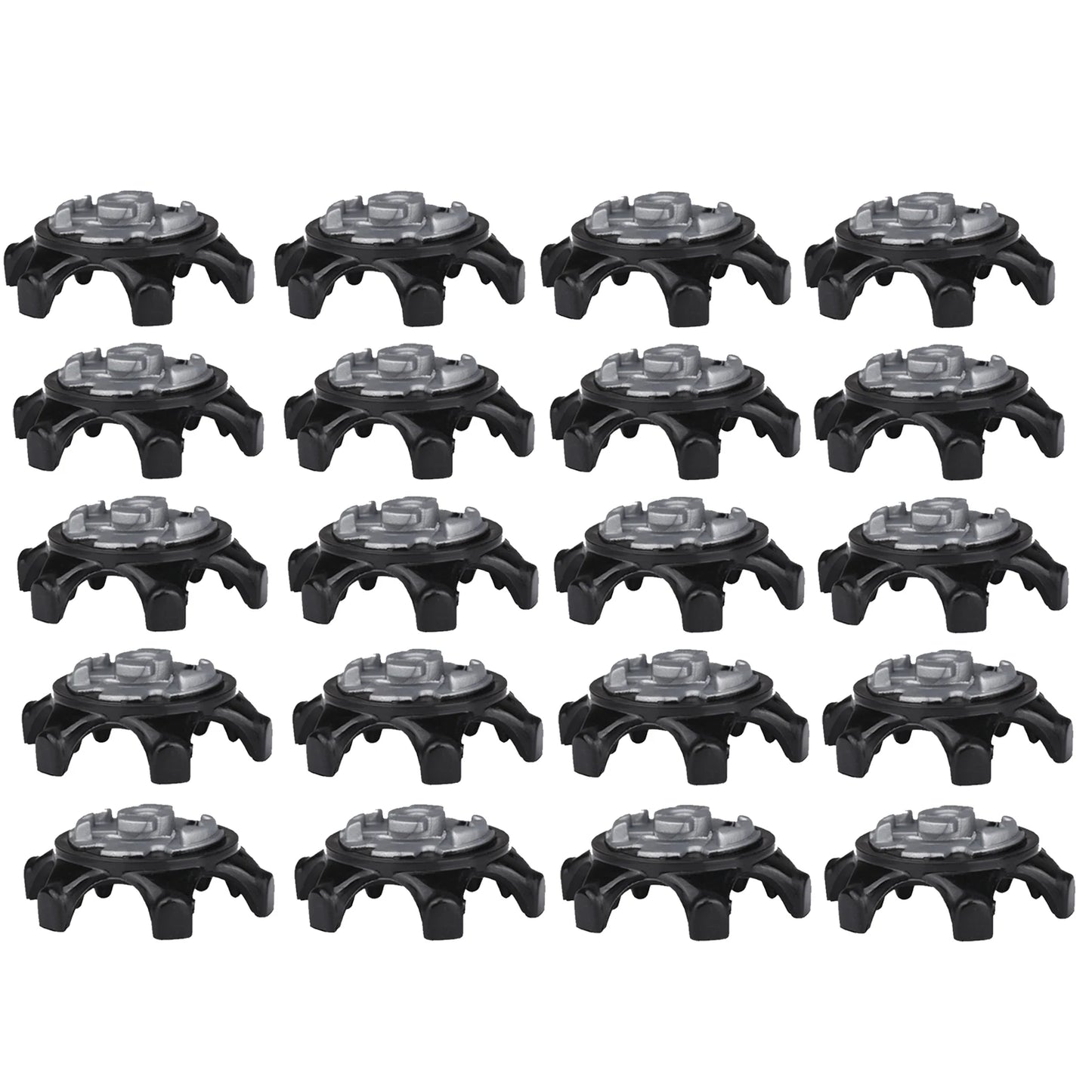 20 Pcs Golf Shoe Spikes Pins Turn Fast Twist Shoe Spikes Durable Replacement Set Ultra Thin Cleats Pins Fits Ping System Spike