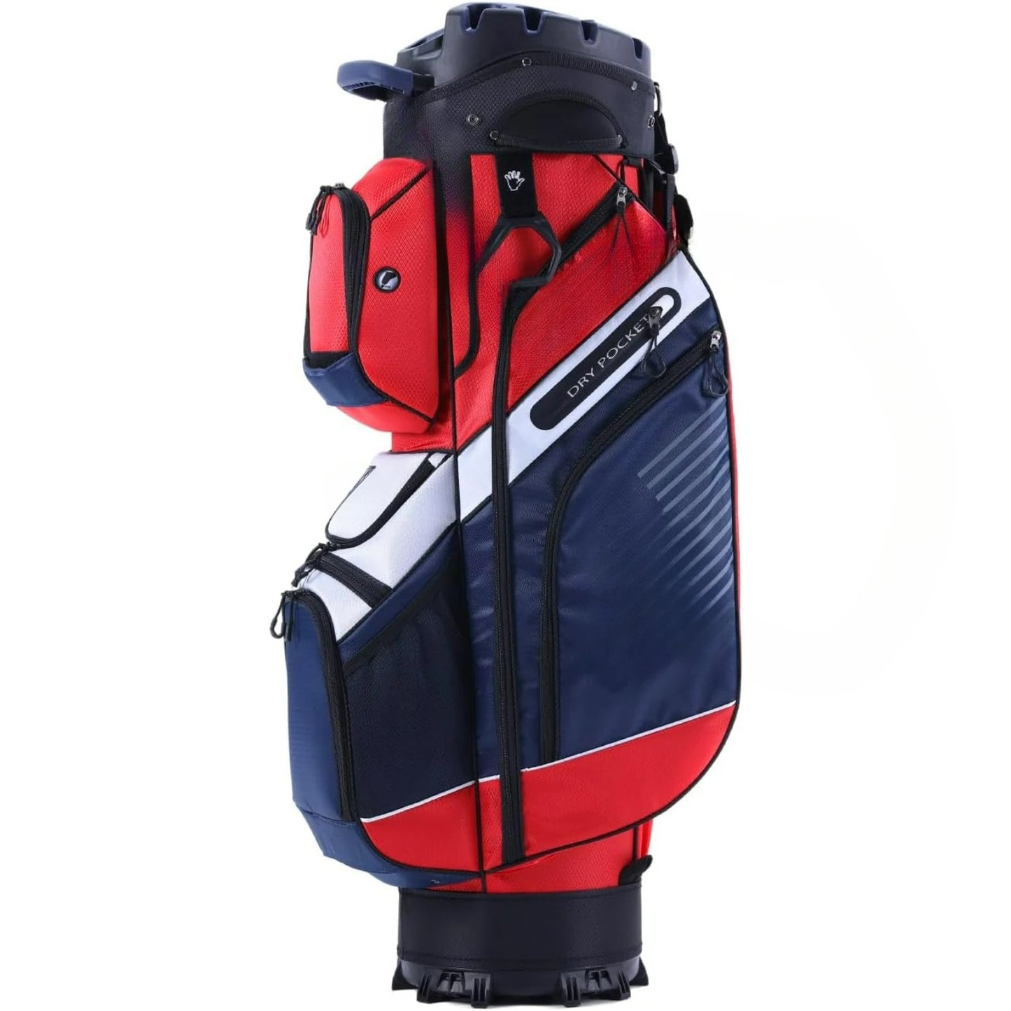 T-Lock Golf Cart Bag with 14 Way Organizer Divider Top, Premium Cart Bag with Handles and Rain Cover for Men