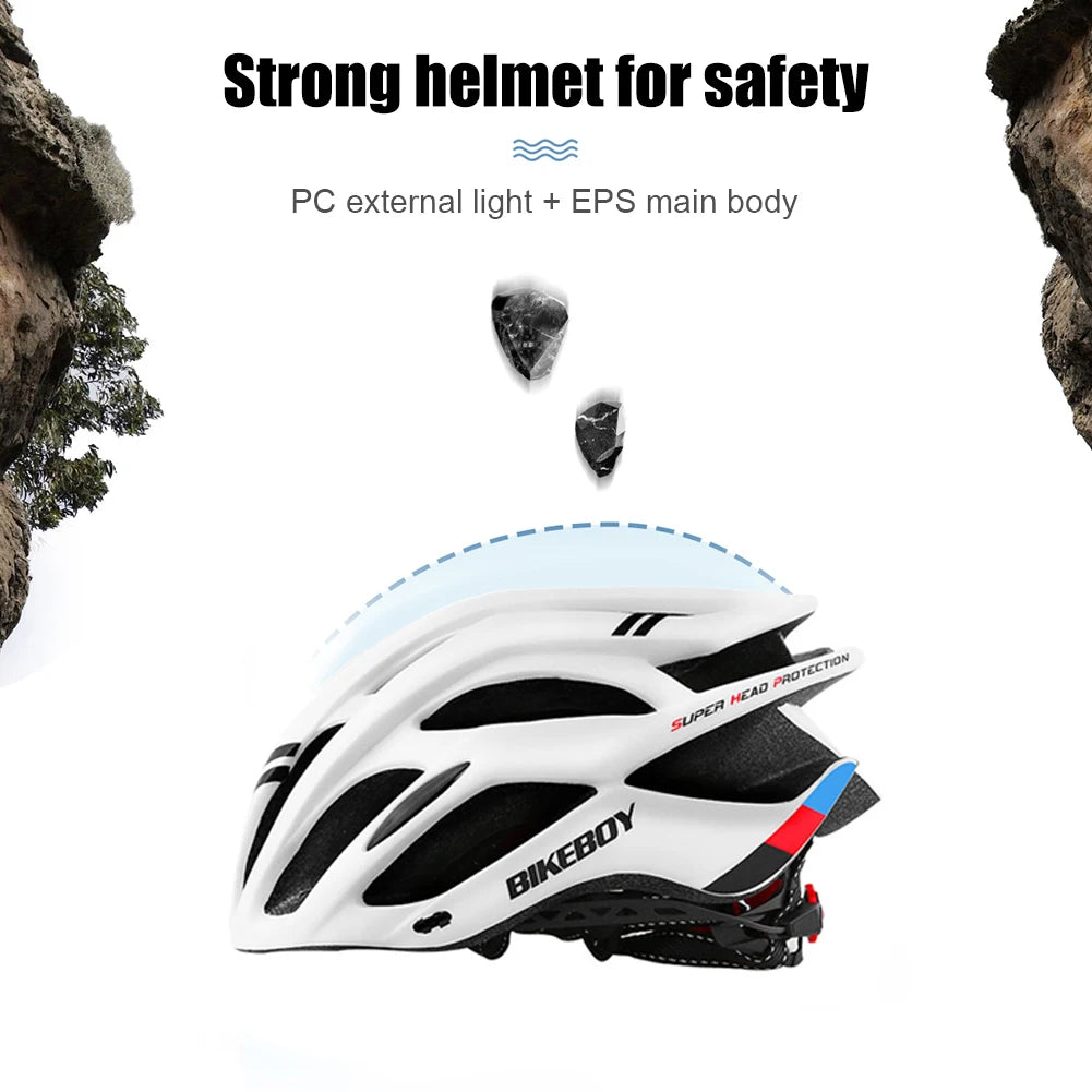 Shockproof Cycling Helmet MTB Bicycle Riding Safety Cap for Men Women Mountain Bike Sport Head Protection Bicycle Helmets