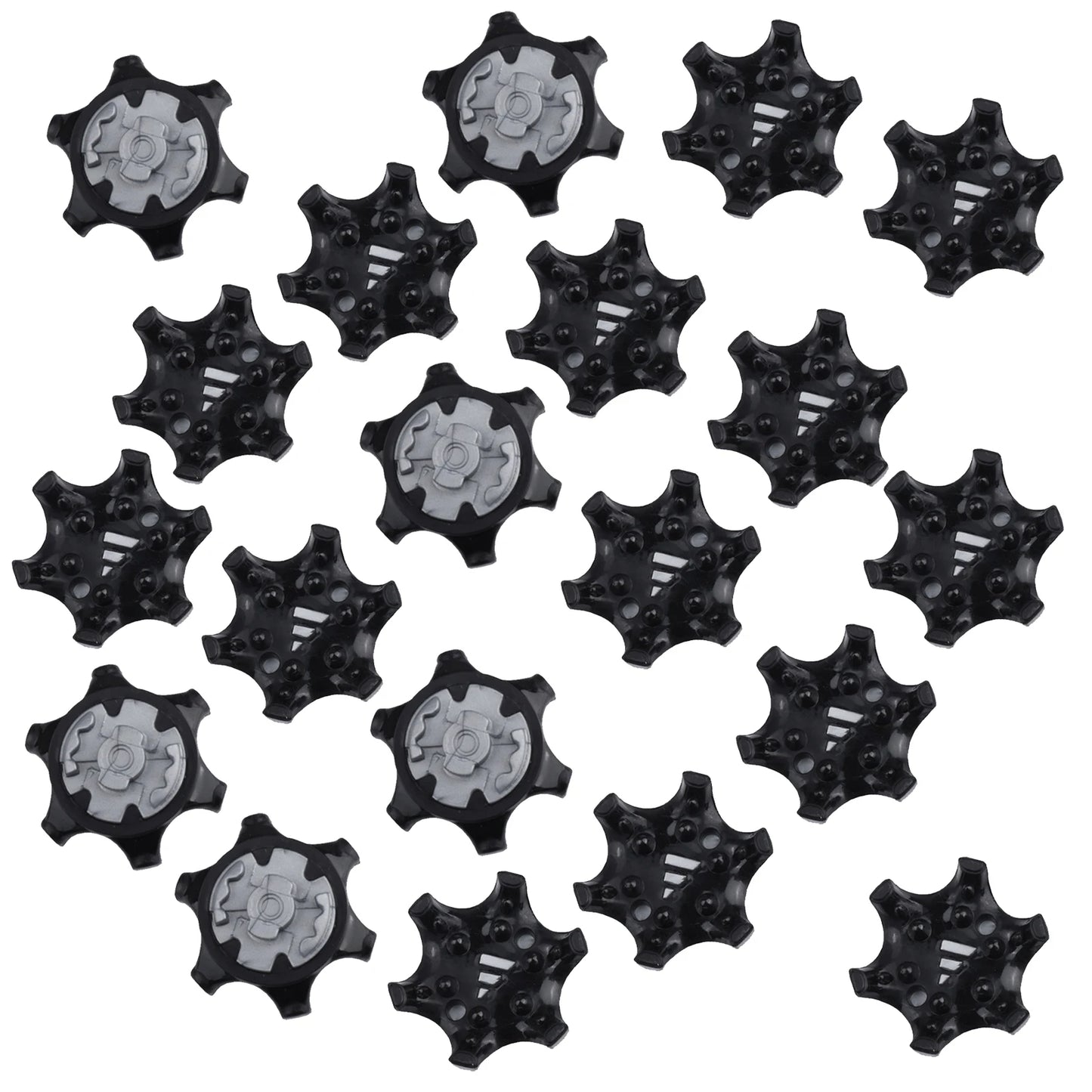 20 Pcs Golf Shoe Spikes Pins Turn Fast Twist Shoe Spikes Durable Replacement Set Ultra Thin Cleats Pins Fits Ping System Spike