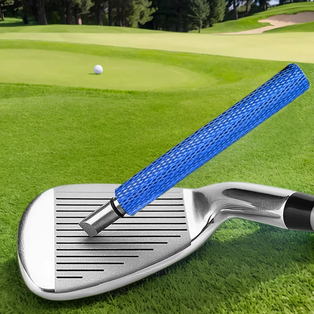 Golf Club Cleaner Stainless Steel Re-Grooving and Cleaning Tool for Re-Grooving Wedges and Irons U and V-Grooves
