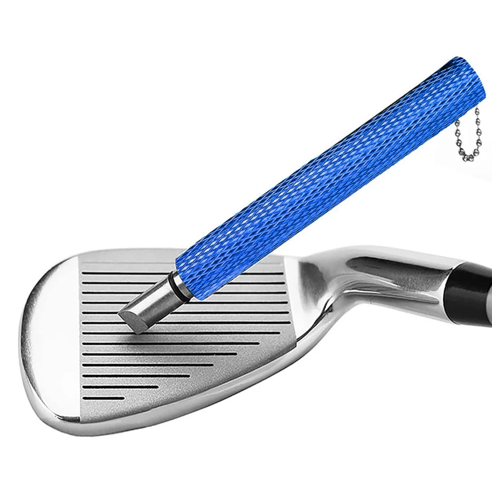 Golf Club Cleaner Stainless Steel Re-Grooving and Cleaning Tool for Re-Grooving Wedges and Irons U and V-Grooves