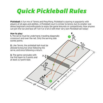 6 Pcs Pcs Set Pickleball 40 Holes 74MM Pickleballs for Entertainment Outdoor Pickle Ball Game Play and Practice Training Ball