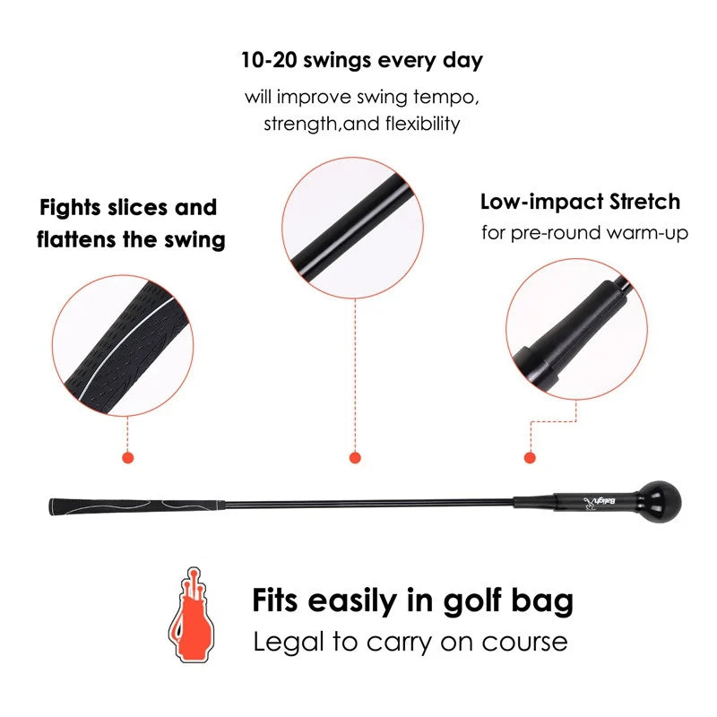 40/48 inches Golf Swing Training Aid Golf Swing Practice Rod Golf Warm-up Stick Golf Accessories Golf Trainer Aids Supplies