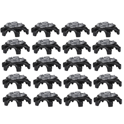 20 Pcs Golf Shoe Spikes Pins Turn Fast Twist Shoe Spikes Durable Replacement Set Ultra Thin Cleats Pins Fits Ping System Spike