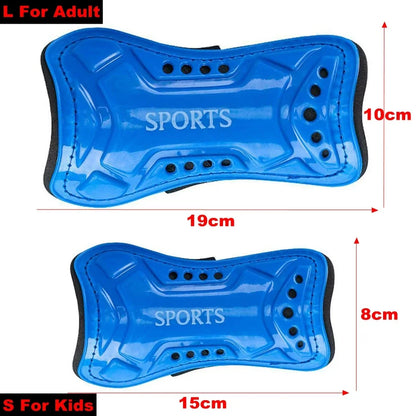 Kids Adults Knee Support Football Shin Pads Sports Leg Protector - Soft Foam Soccer Shin Guards