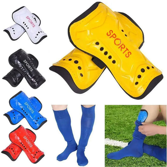 Kids Adults Knee Support Football Shin Pads Sports Leg Protector - Soft Foam Soccer Shin Guards