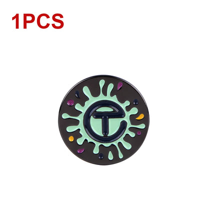 1-5pcs Golf Ball Mark with Golf Hat Clip Metal Golf Marker Portable Golf Ball Position Mark Alignment Ball Mark Golf Accessories