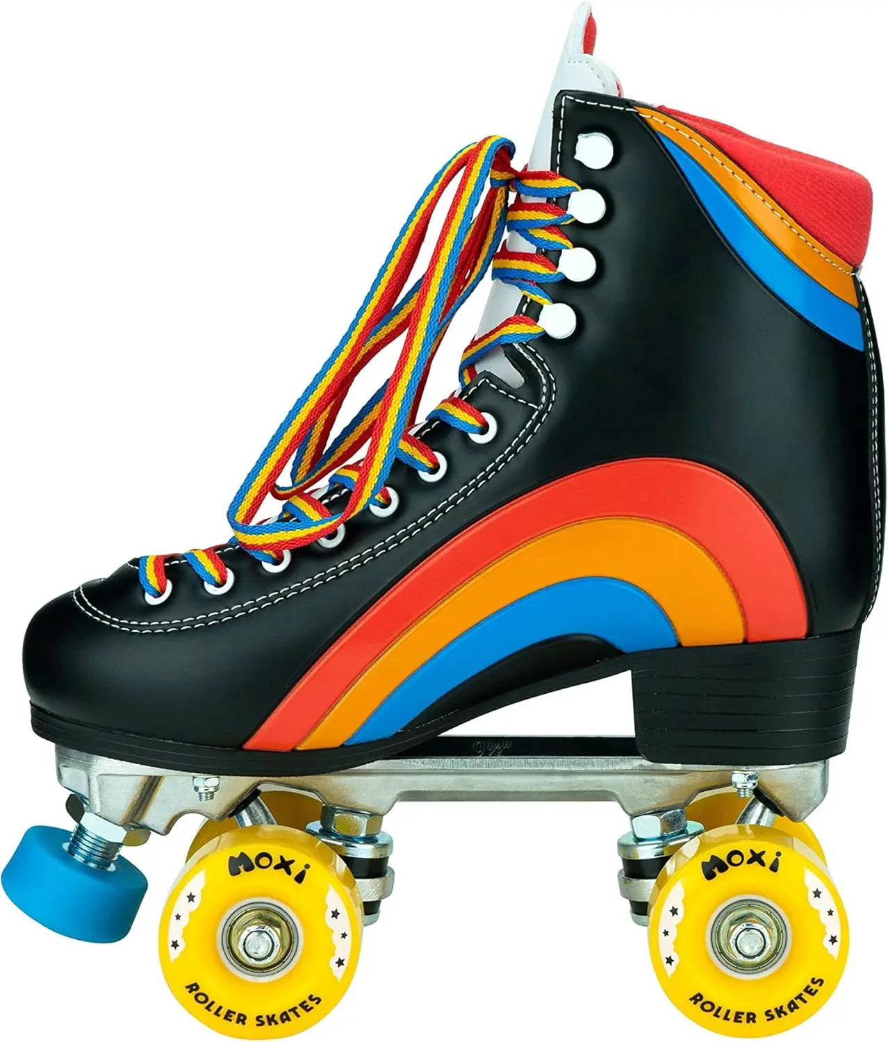 Skates Rainbow Rider Fun and Fashionable Womens Roller Skates Durable Roller Skates Fashionable and Vibrant Design