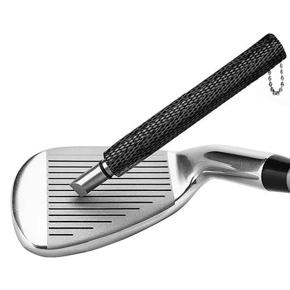 Golf Club Cleaner Stainless Steel Re-Grooving and Cleaning Tool for Re-Grooving Wedges and Irons U and V-Grooves