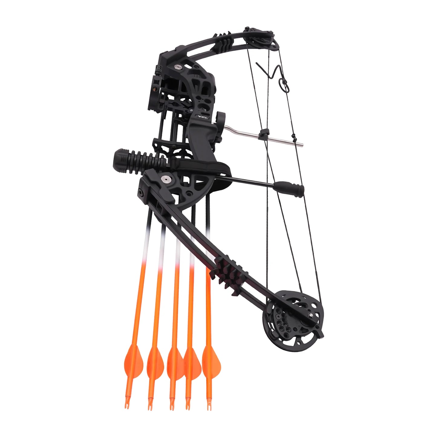 Compound Bow Kit 30~60lbs, Archery Hunting Bow Set with12 arrows and bullseye paper, Right Hand Compound Bow Arrow Set