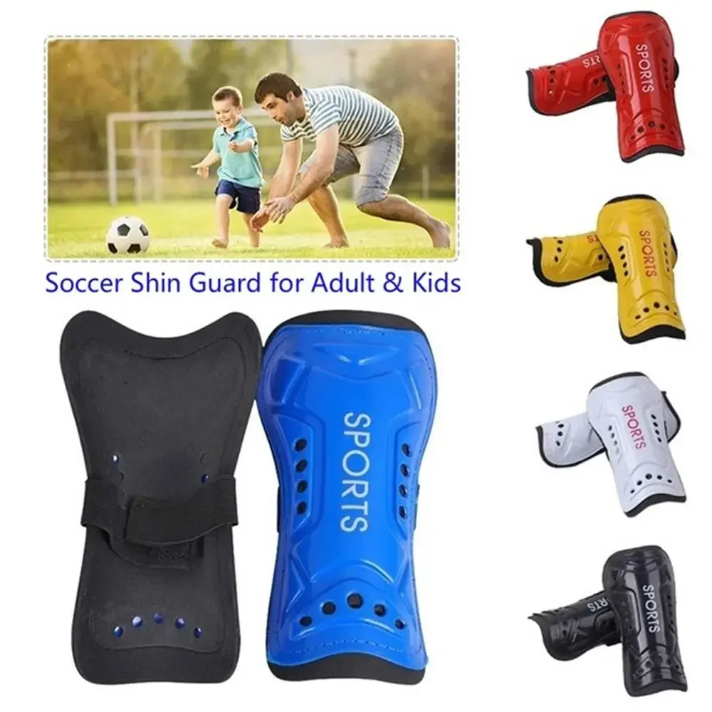 Kids Adults Knee Support Football Shin Pads Sports Leg Protector - Soft Foam Soccer Shin Guards