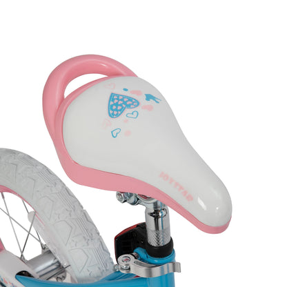 US warehouse Colorful Girls Bike with Basket & Training Wheels 12 14 16 18 Inch Kids Bike Foot Brake Child Children Bicycle